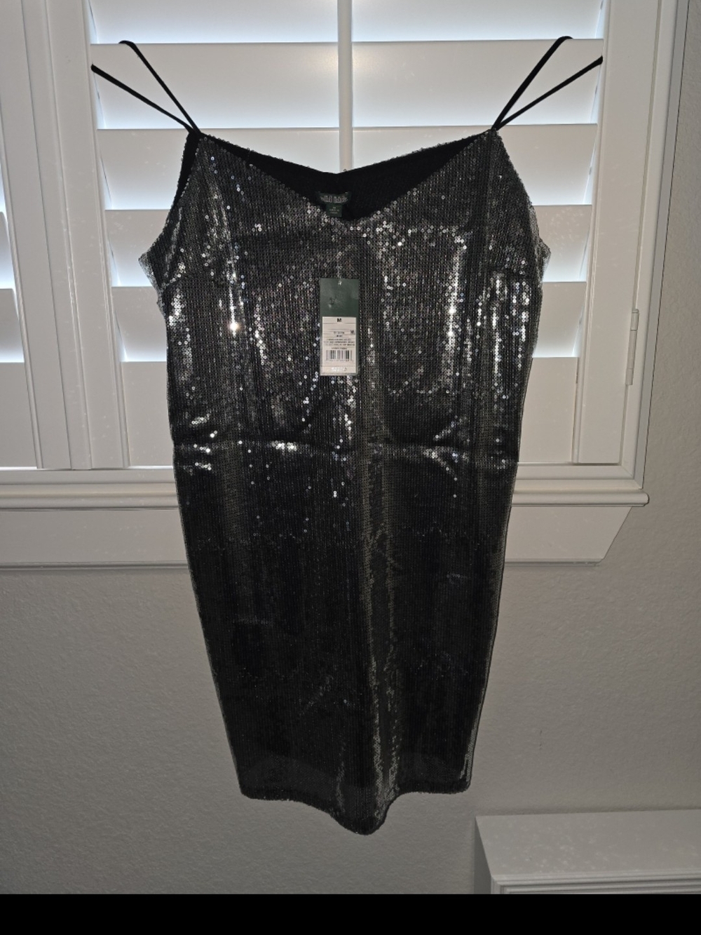 wild fable Womens (M)Silver Sequin Mini Dress - Picture 4 of 5